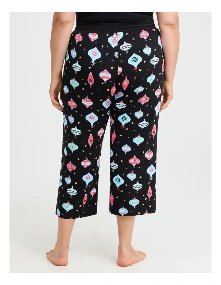 Bamboo Bauble Pyjama 3/4 Pant in Print image 2