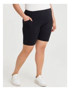 Cloud Touch Bike Short in Black