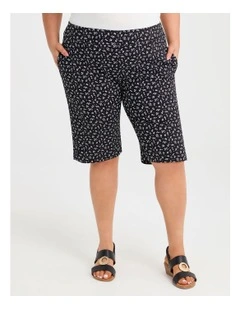 Bliss Stretch Short Dash Print