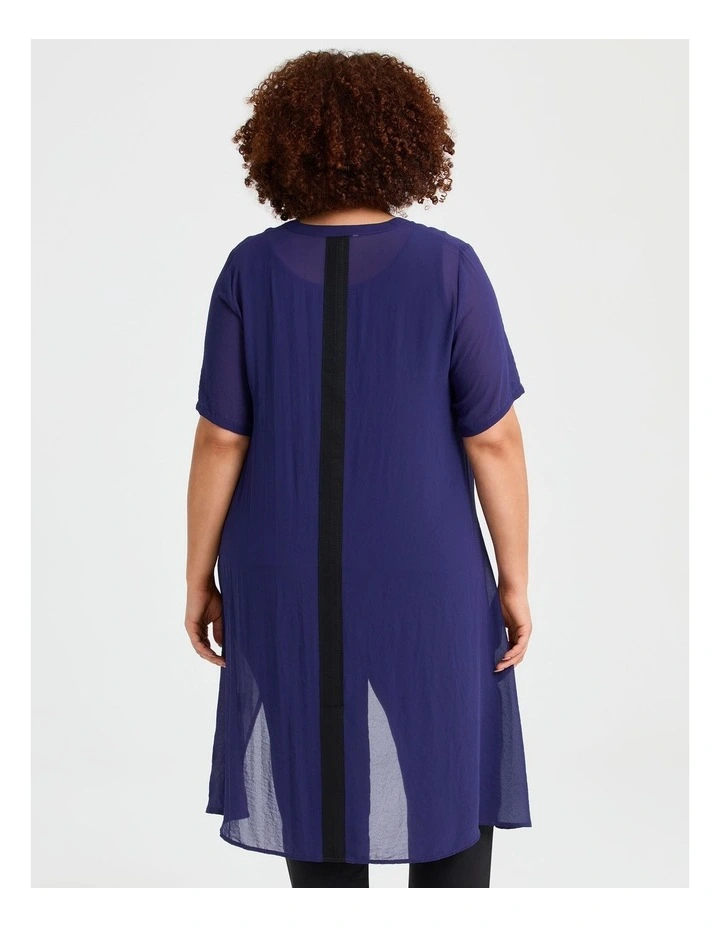 Chiffon Destination Top Deep Cobalt image 2