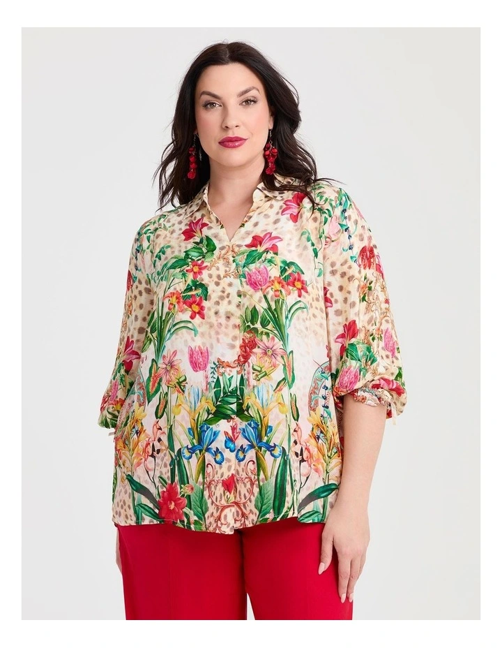 Natural Summer Days Top Print image 1