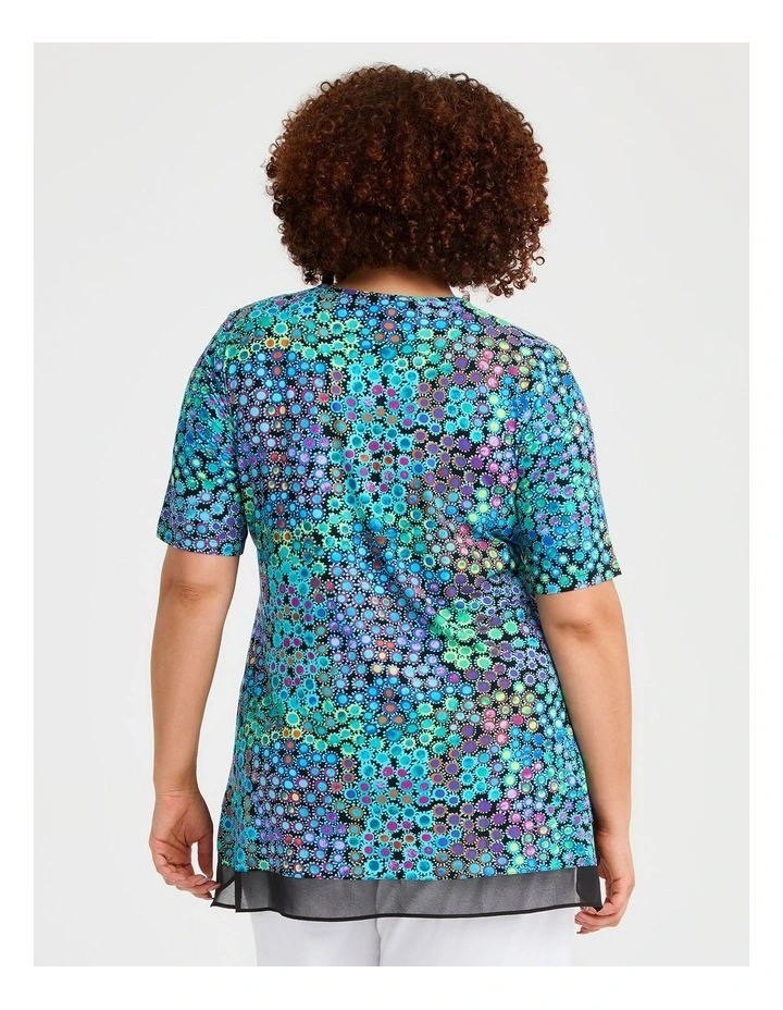 Pebble Tile Bamboo Top Print image 2