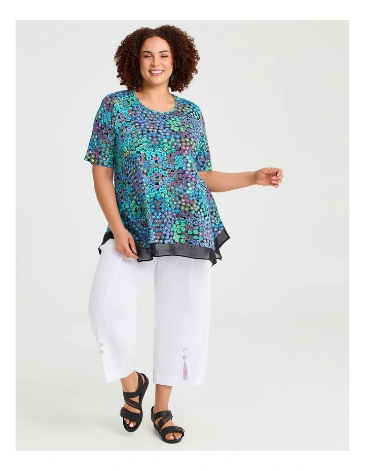 Pebble Tile Bamboo Top Print image 3