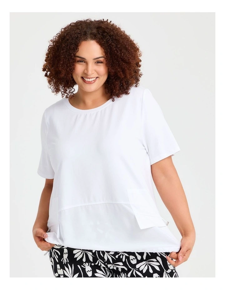 Pima Cotton Retreat Top White image 1