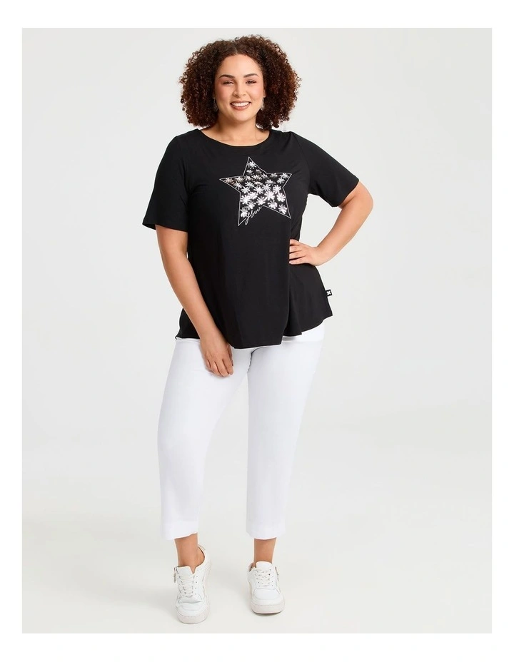 Natural Stars Align Top Black image 3