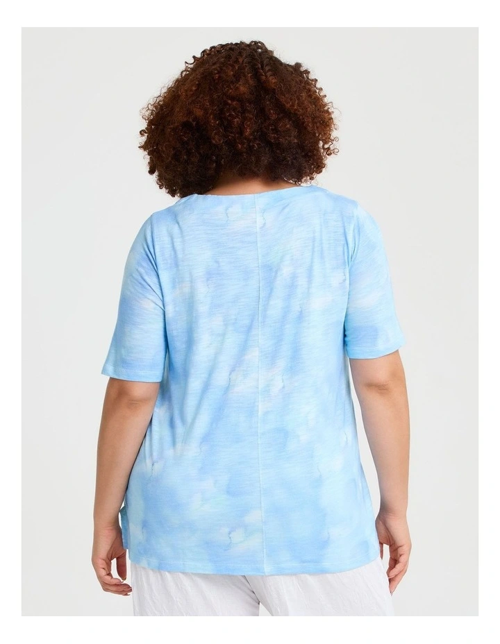 Cotton Slub Vacay Top Print image 2