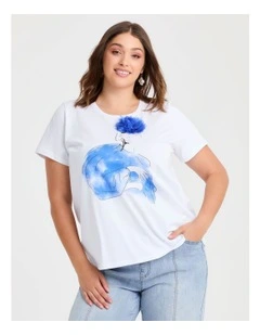 Cotton Fashionista T-shirt in White