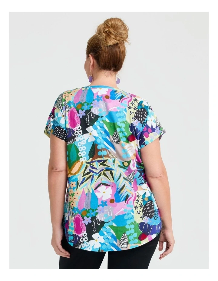 Cotton Joan Blond T-shirt in Print image 2