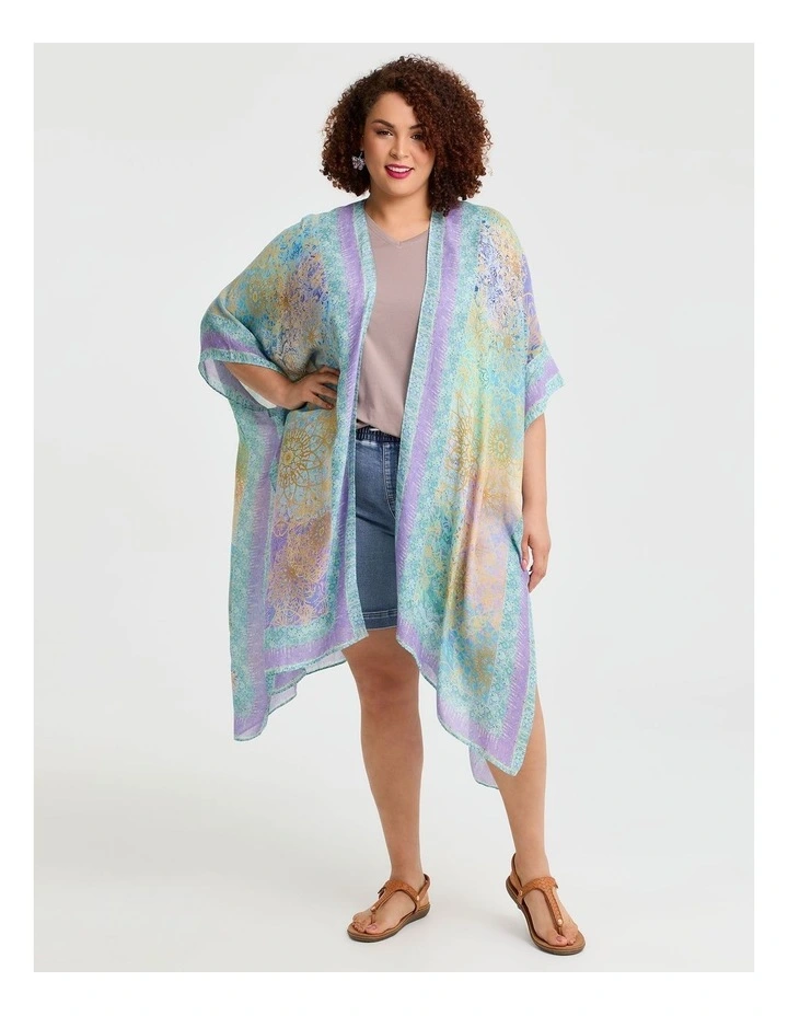 Mandella Cape Kimono Multi image 1
