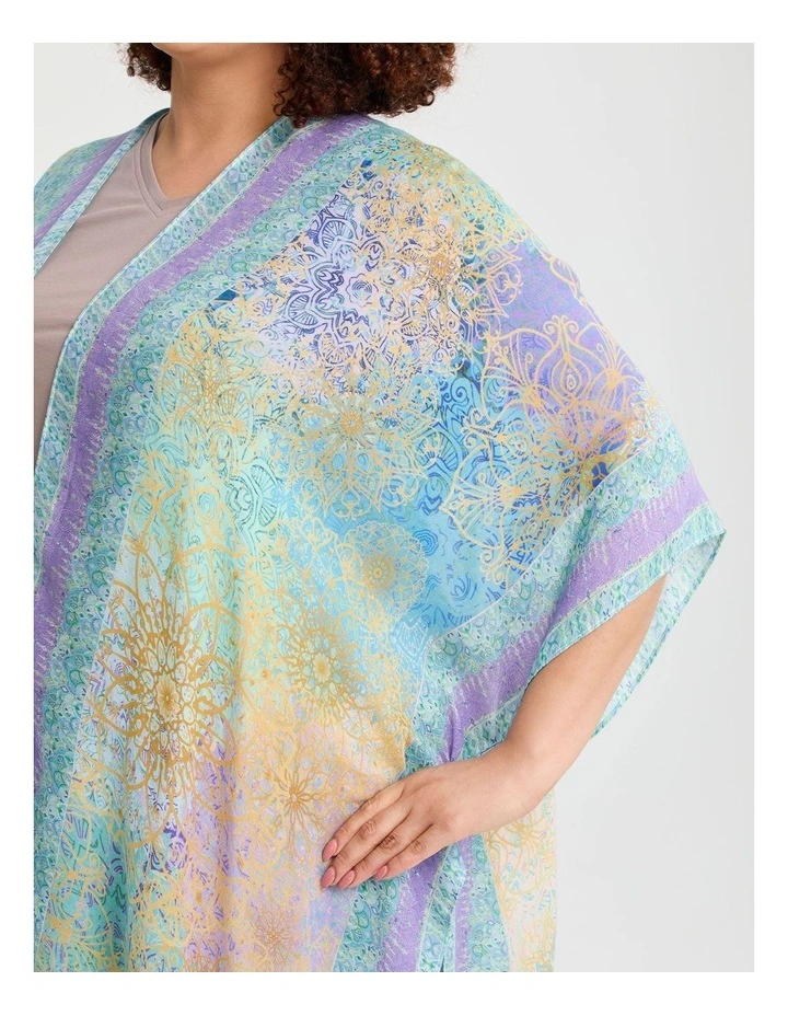 Mandella Cape Kimono Multi image 3