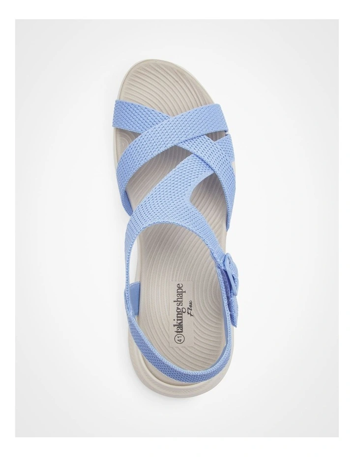 Knit Flex Comfort Sandal in Light Blue image 3