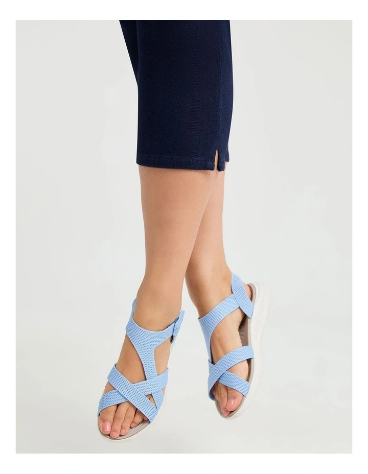 Knit Flex Comfort Sandal in Light Blue image 5