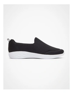 Slip On Mesh Sneaker in Black