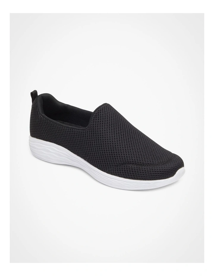 Slip On Mesh Sneaker in Black image 2
