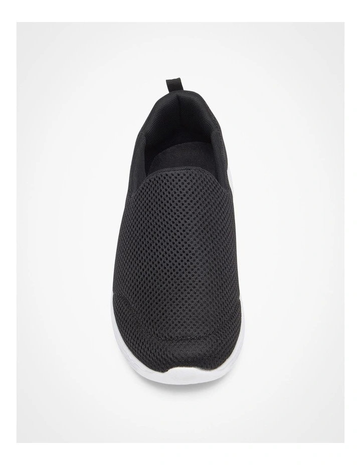 Slip On Mesh Sneaker in Black image 3