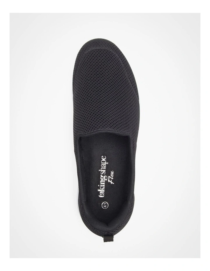 Slip On Mesh Sneaker in Black image 4
