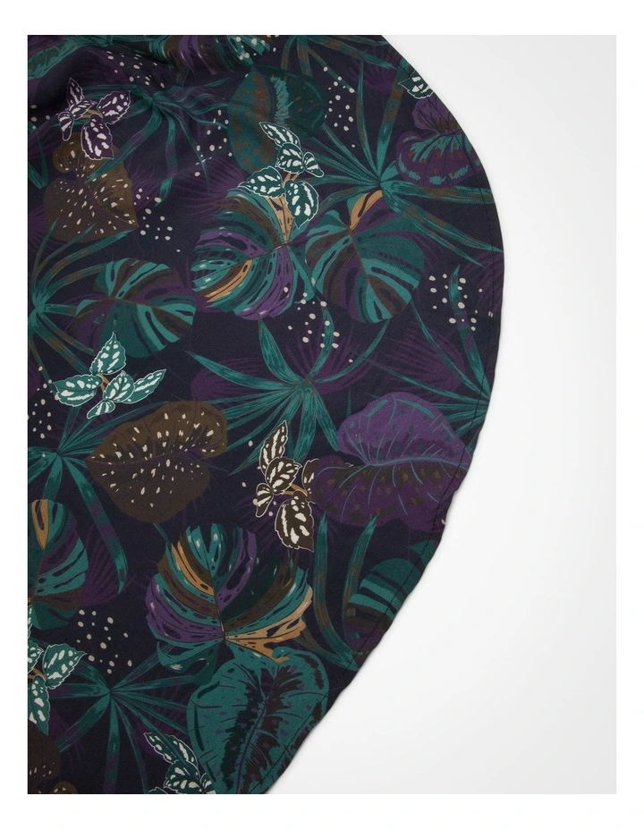 Tropical Peephole Poncho Multi image 4