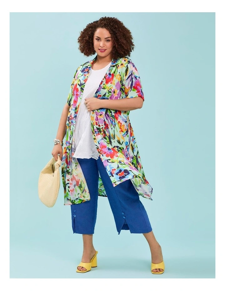 Natural Summer Abstract Shirt Print image 6