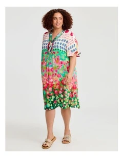 Gelato Swing Natural Dress Print