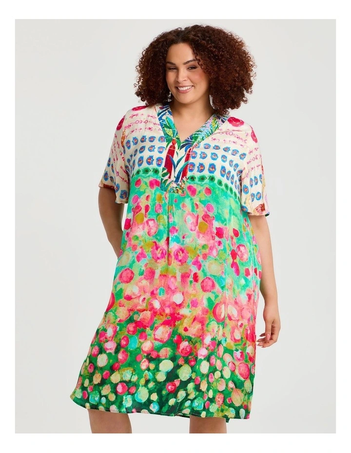 Gelato Swing Natural Dress Print image 3