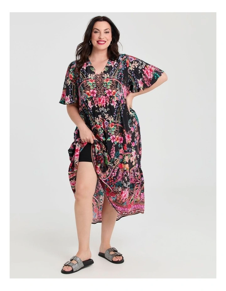 Natural Summer Days Dress in Print image 4
