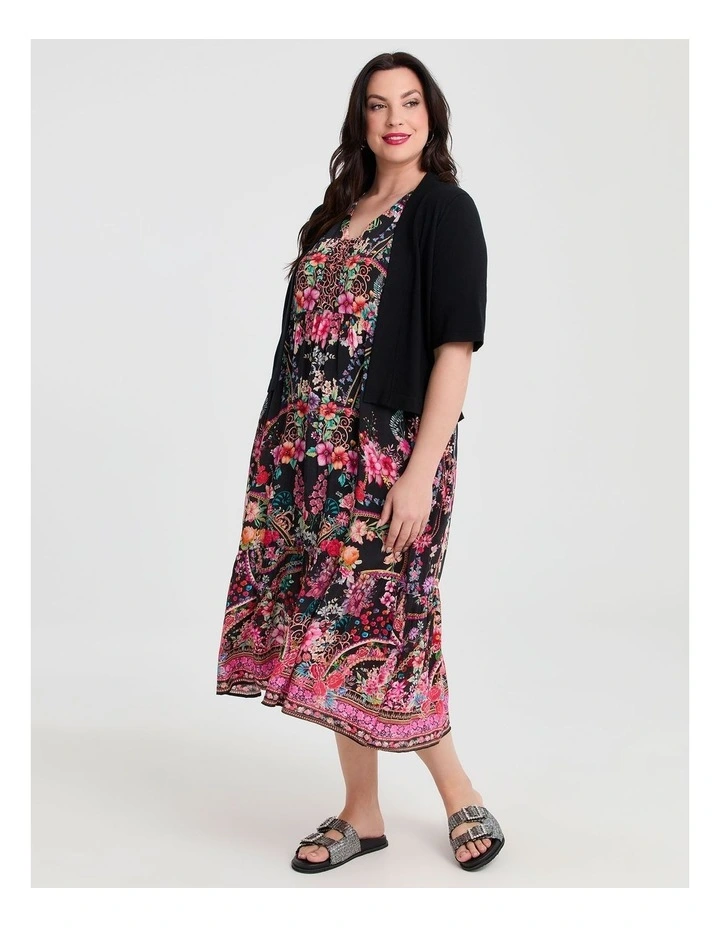 Natural Summer Days Dress in Print image 5