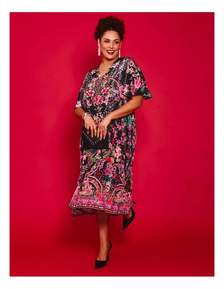 Natural Summer Days Dress in Print image 7