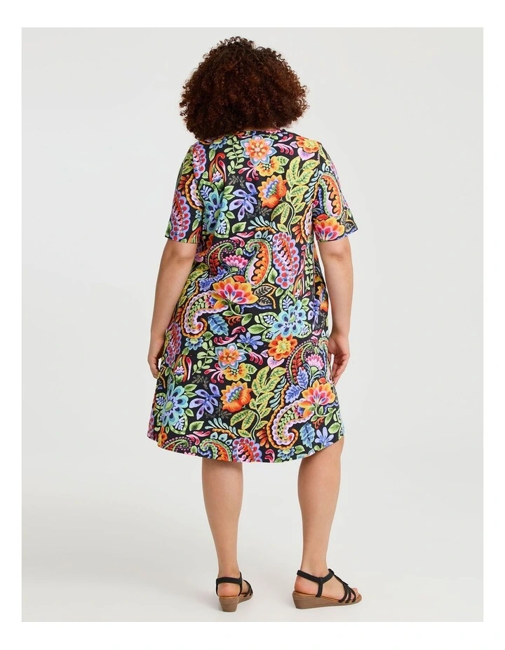 Cotton Floral Days Dress Print image 2