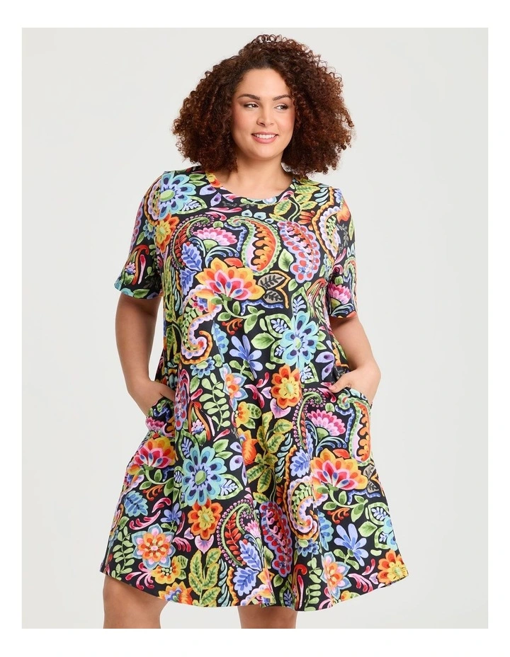 Cotton Floral Days Dress Print image 3