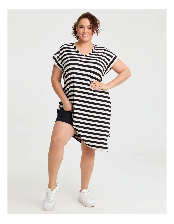 Natural Destination Dress in Stripe image 4
