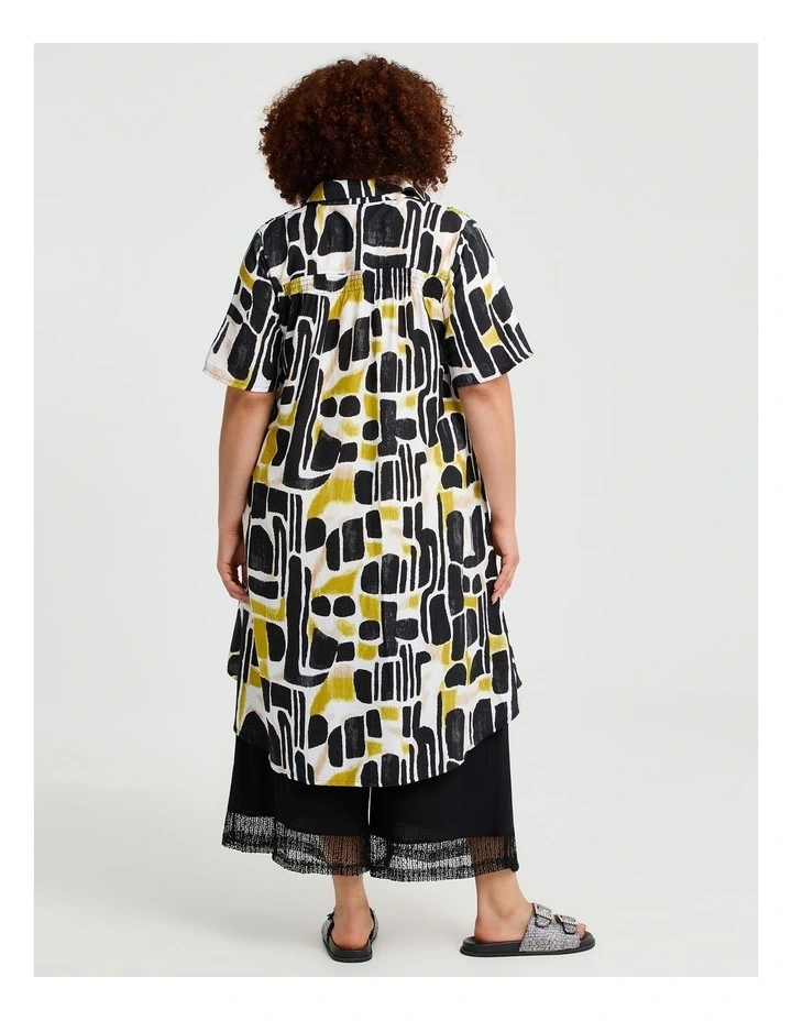 Revival Natural Shirt Dress Print image 2