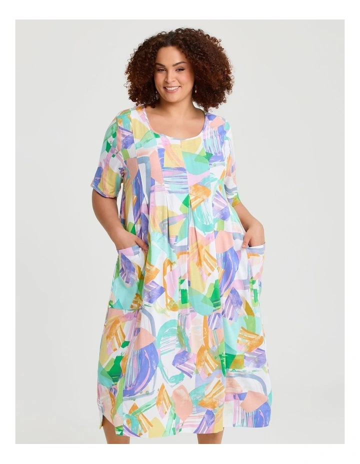 Summer Swing Natural Dress Print image 3