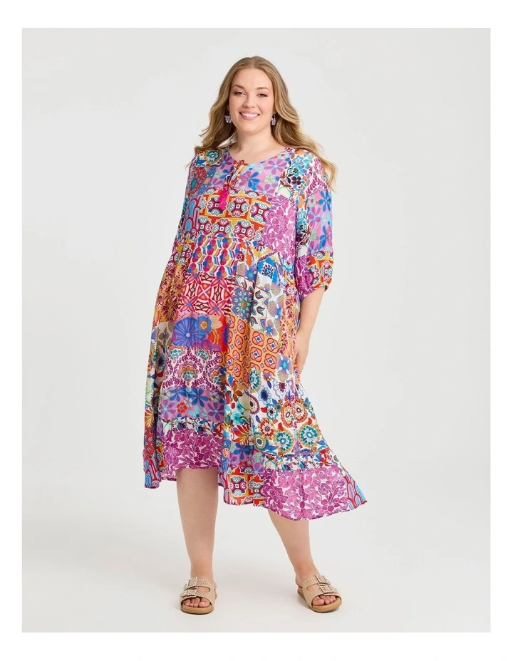 Natural Sunset Breeze Dress Print image 1
