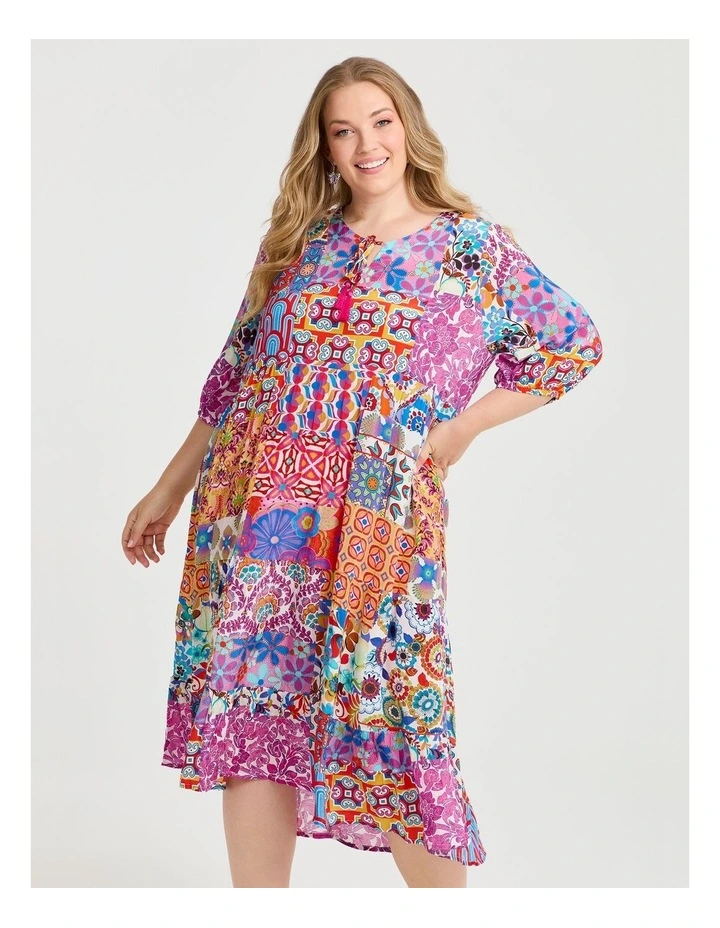 Natural Sunset Breeze Dress Print image 3