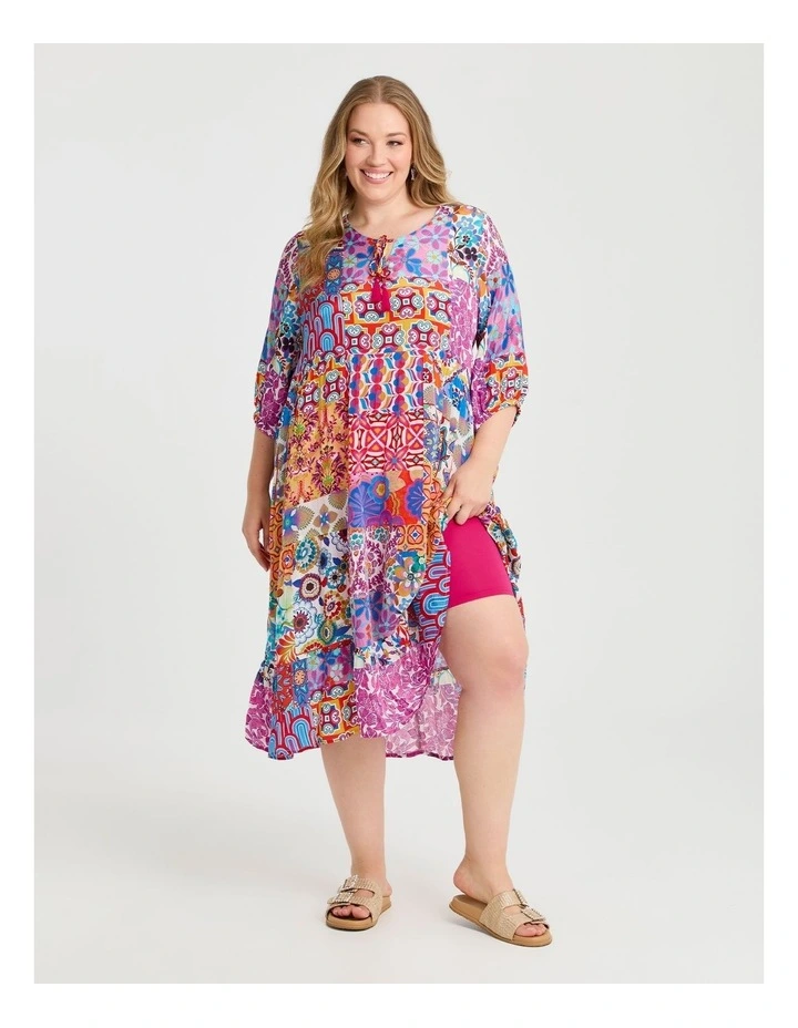 Natural Sunset Breeze Dress Print image 4