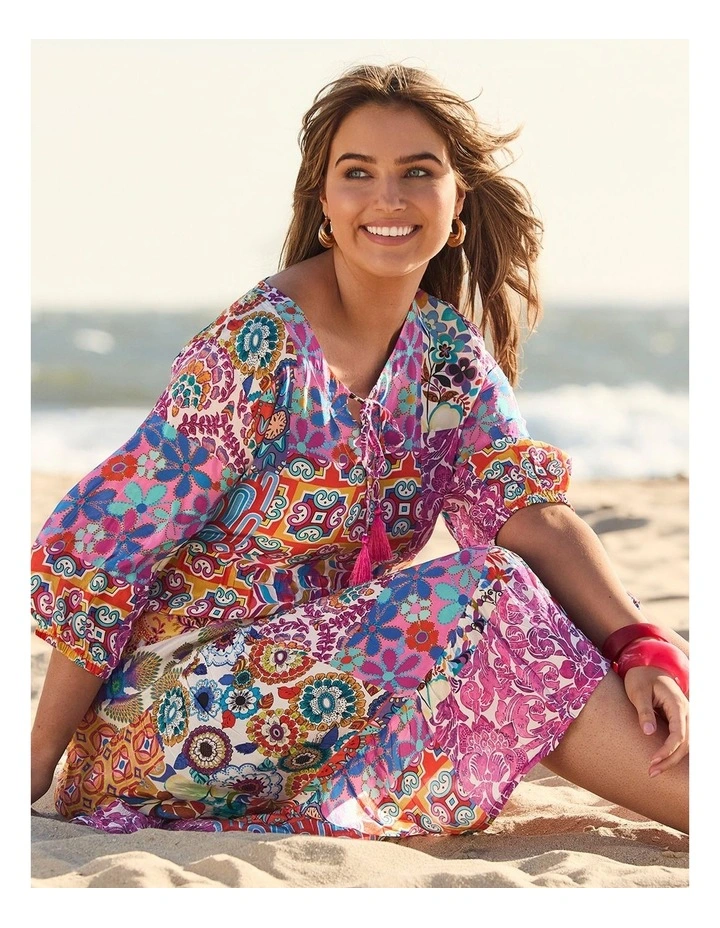 Natural Sunset Breeze Dress Print image 5