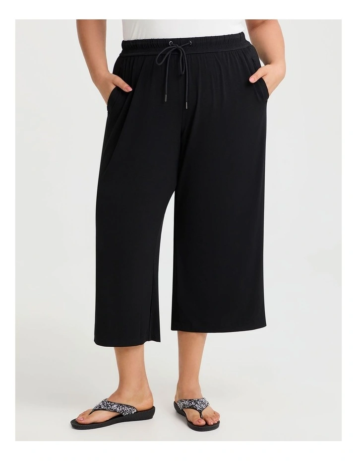 Luna Base Crop Pant Black image 1