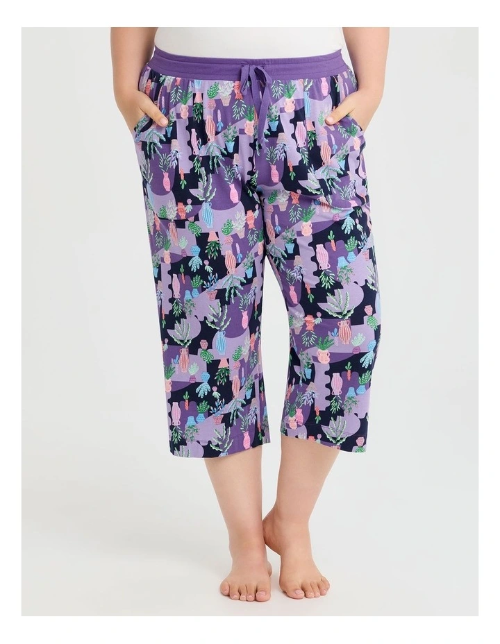 Australian Cotton Leafy Pj Pant Print image 1