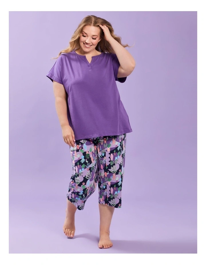 Australian Cotton Leafy Pj Pant Print image 4