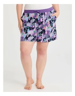 Australian Cotton Leafy Pj Short Print