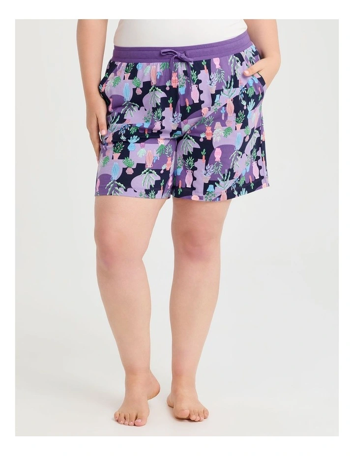 Australian Cotton Leafy Pj Short Print image 1