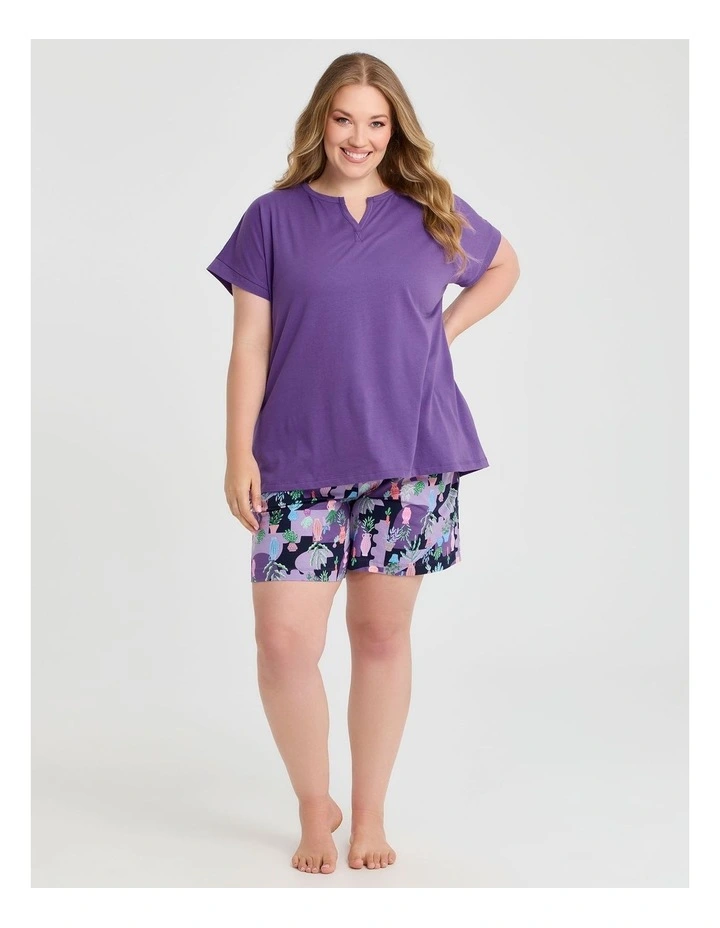 Australian Cotton Leafy Pj Short Print image 3