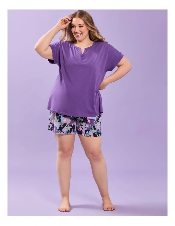 Australian Cotton Leafy Pj Short Print image 5