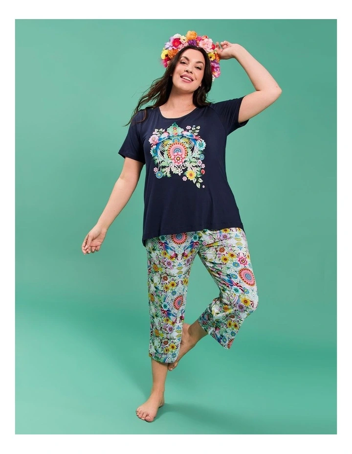 Catalina Benedict Pyjama Pant in Print image 3