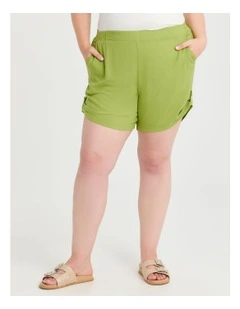 Natural Kaia Short in Apple Green