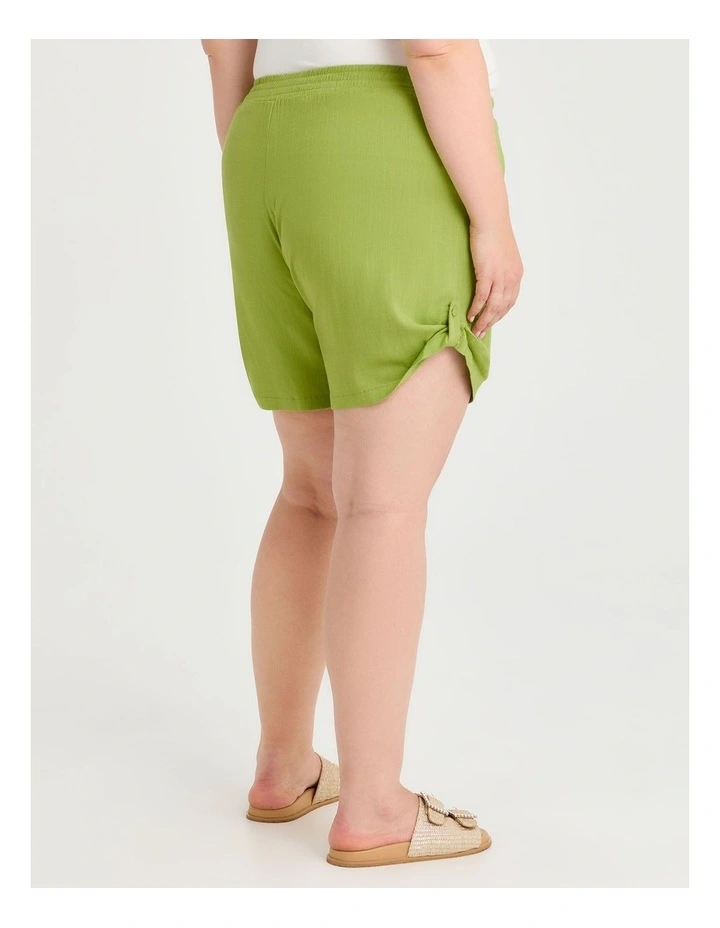 Natural Kaia Short in Apple Green image 2