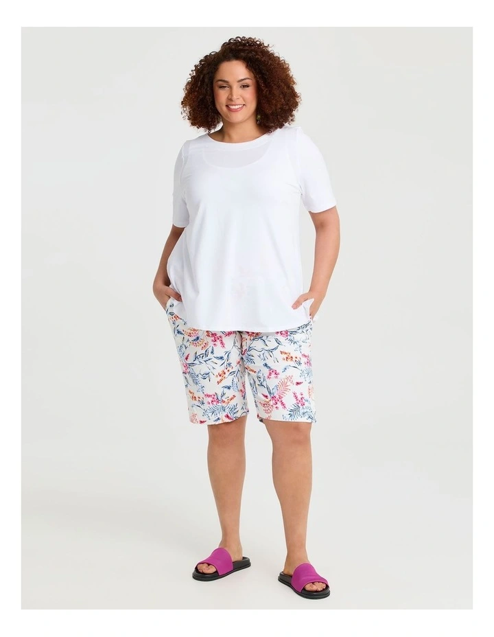 Bliss Stretch Short in Multi image 3