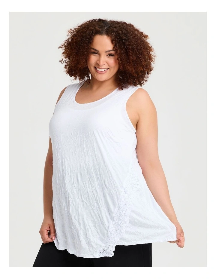 Bamboo Sanctuary Tank White image 1