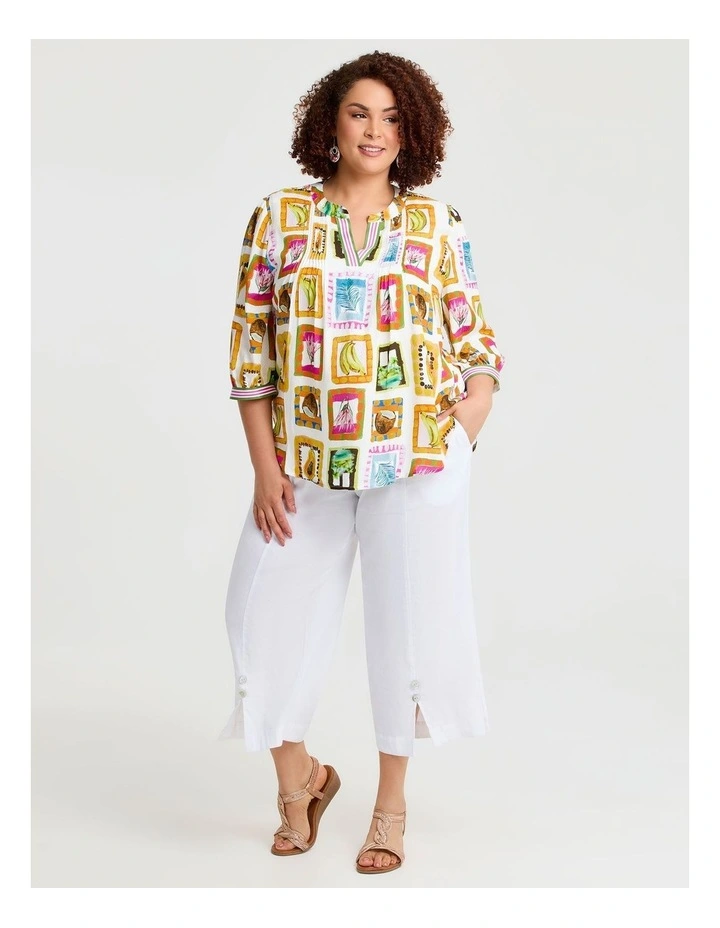 Natural Paradise Top in Multi image 2