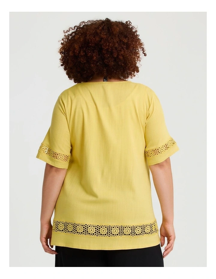 Lace Insert Natural Top Banana image 2